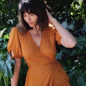 Christy Dawn Augusta Dress in Turmeric Size Small